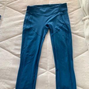 Blue Lululemon Leggings